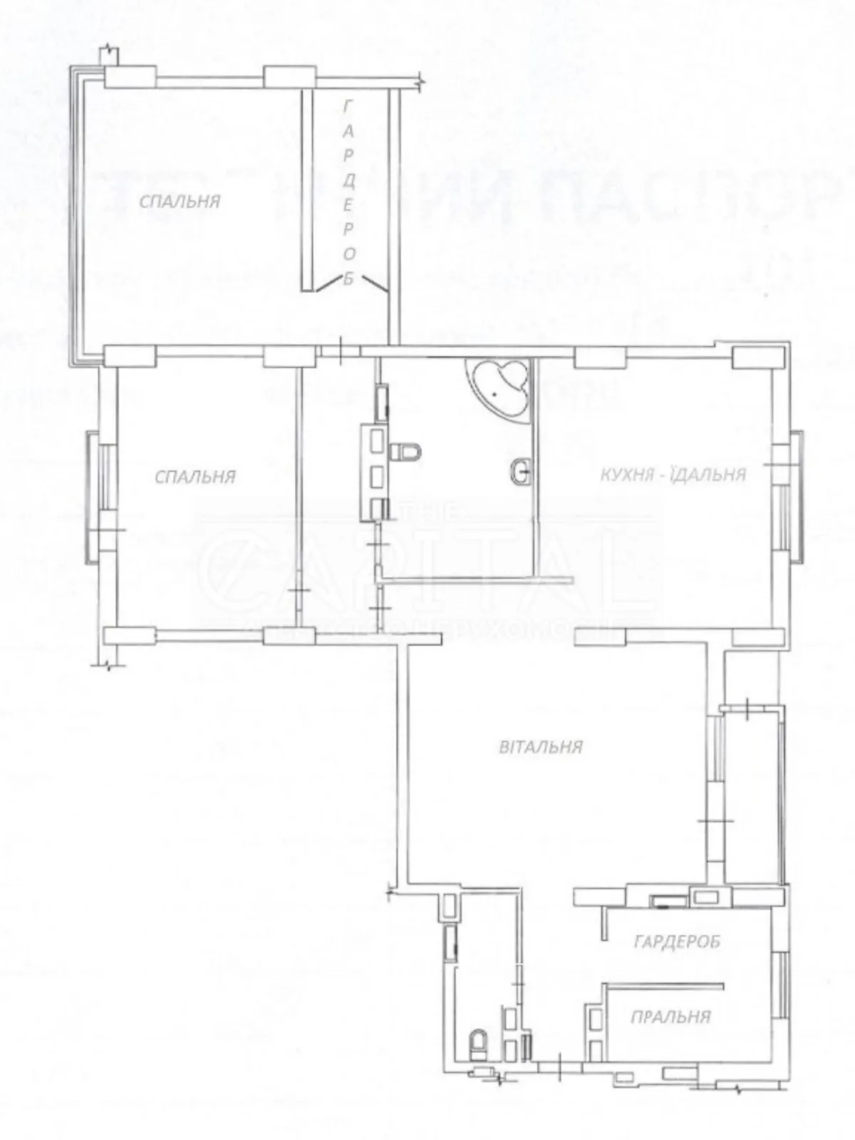 Сдается в аренду 3-комнатная квартира 202 кв. м в Киеве - фото 3