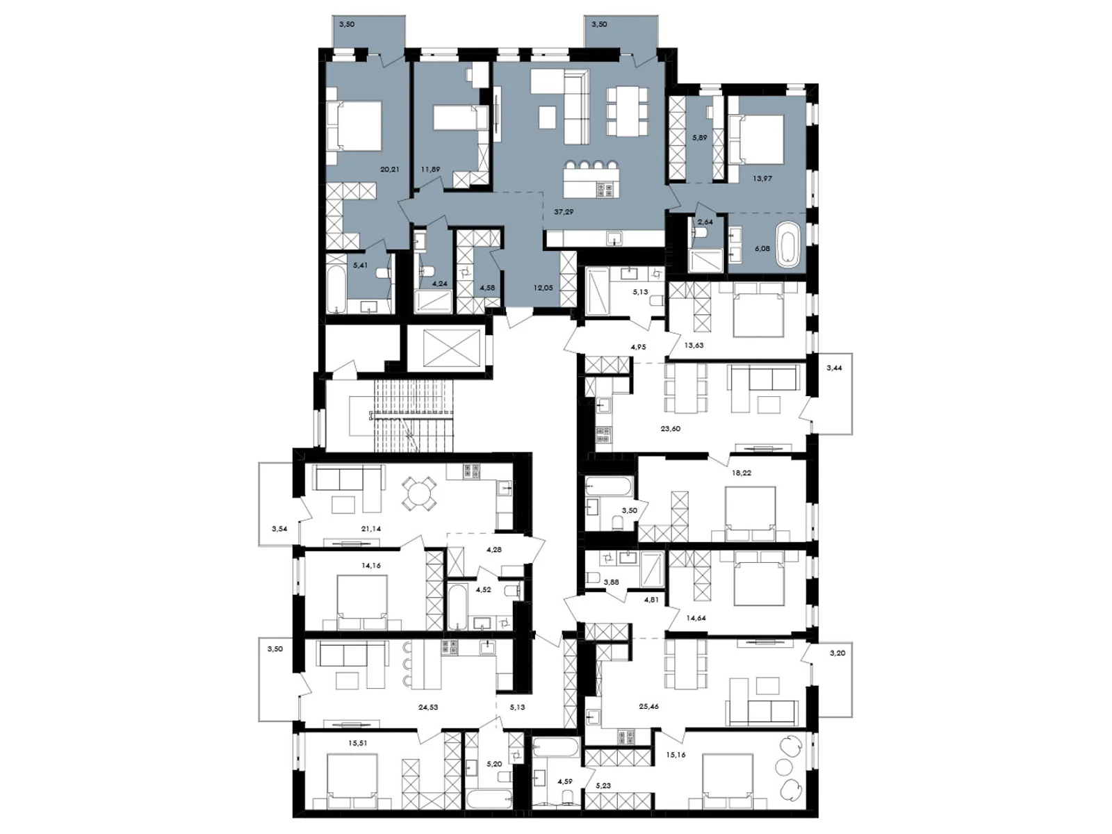 Продается 3-комнатная квартира 126 кв. м в Львове, ул. Замарстиновская, 76