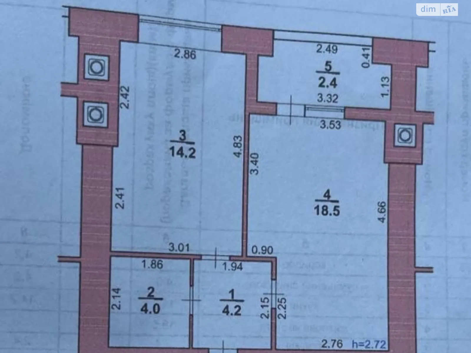 Продается 1-комнатная квартира 43 кв. м в Хмельницком, ул. Лесогриневецкая, 30/1