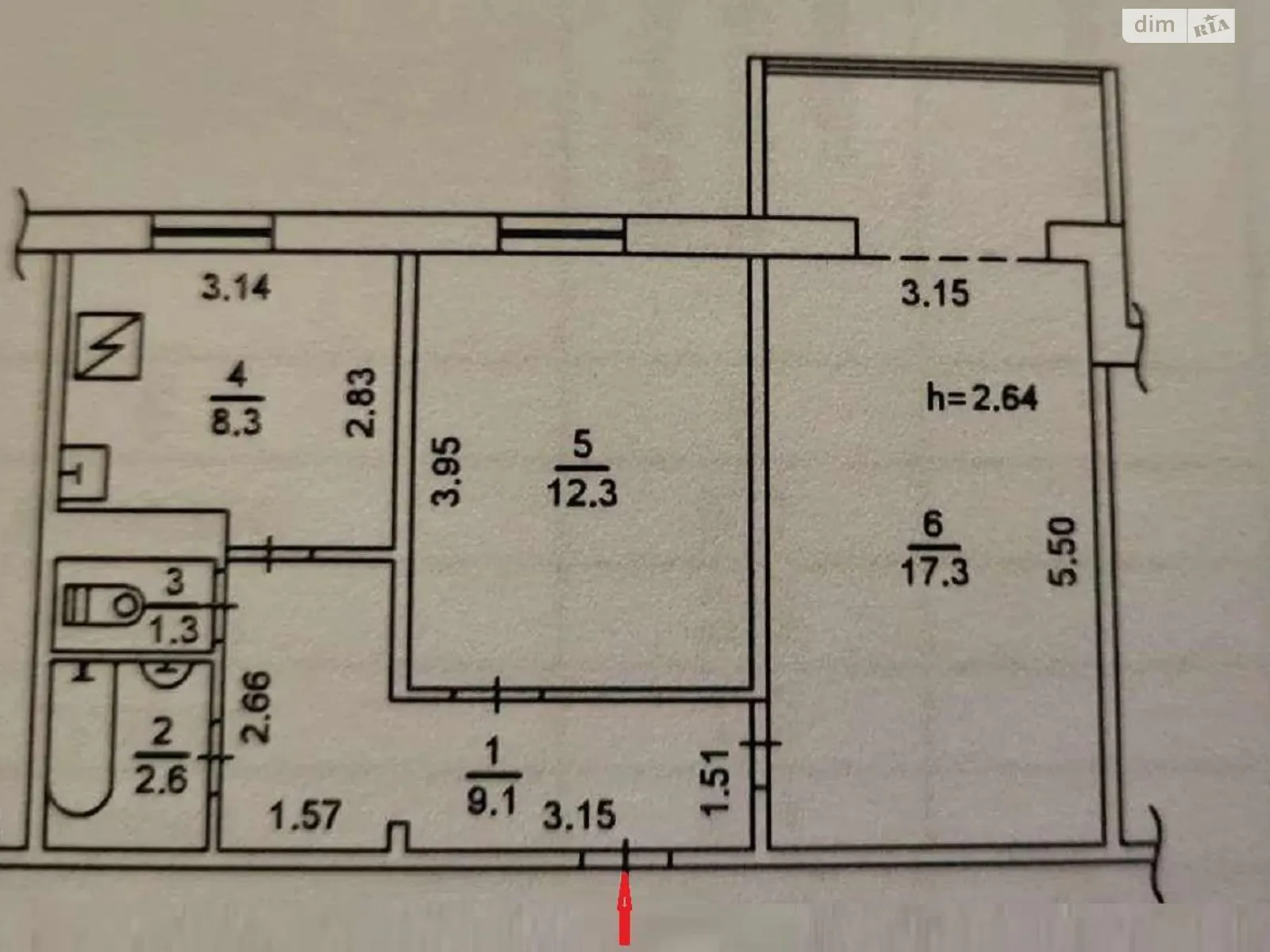 Продается 2-комнатная квартира 56 кв. м в Киеве, ул. Героев полка АЗОВ(Маршала Малиновского), 27Б