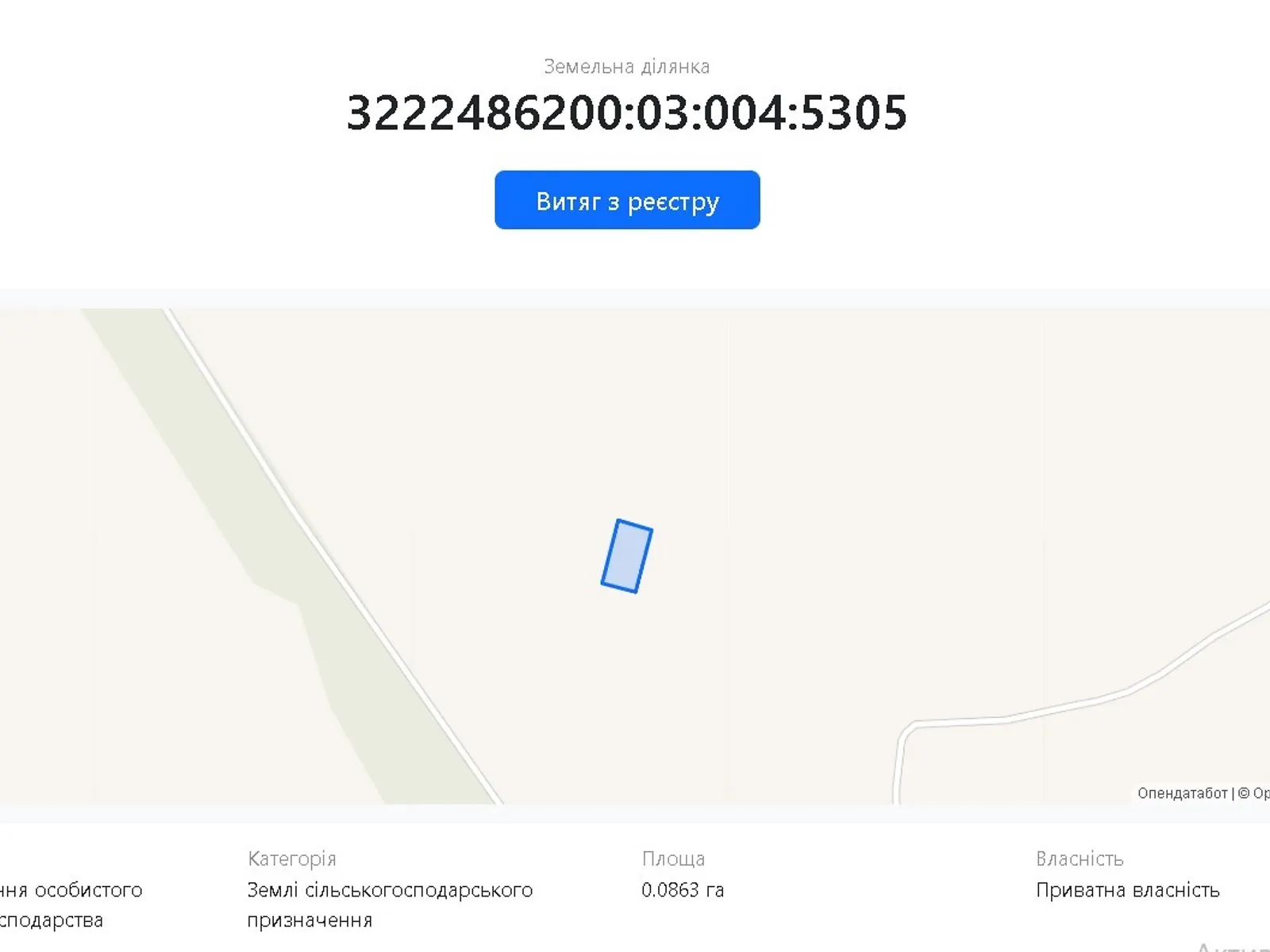 Продается земельный участок 9 соток в Киевской области, цена: 45000 $