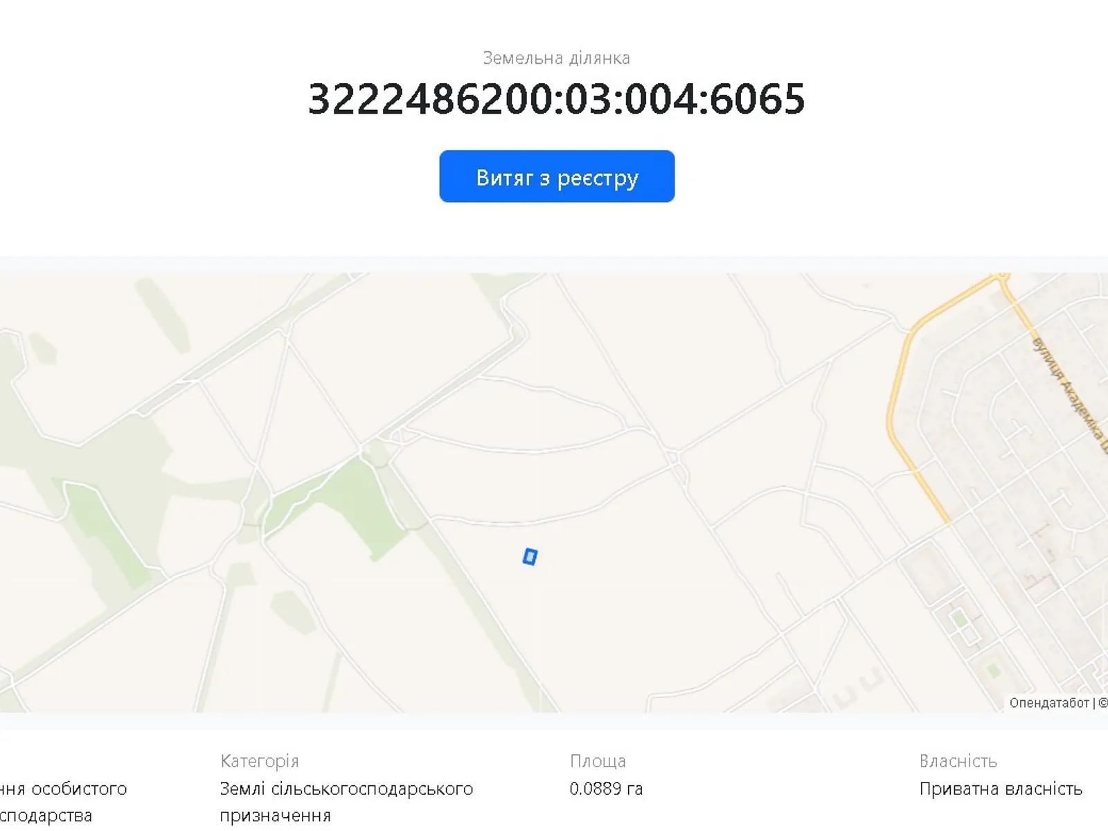 Продается земельный участок 8 соток в Киевской области, цена: 37000 $