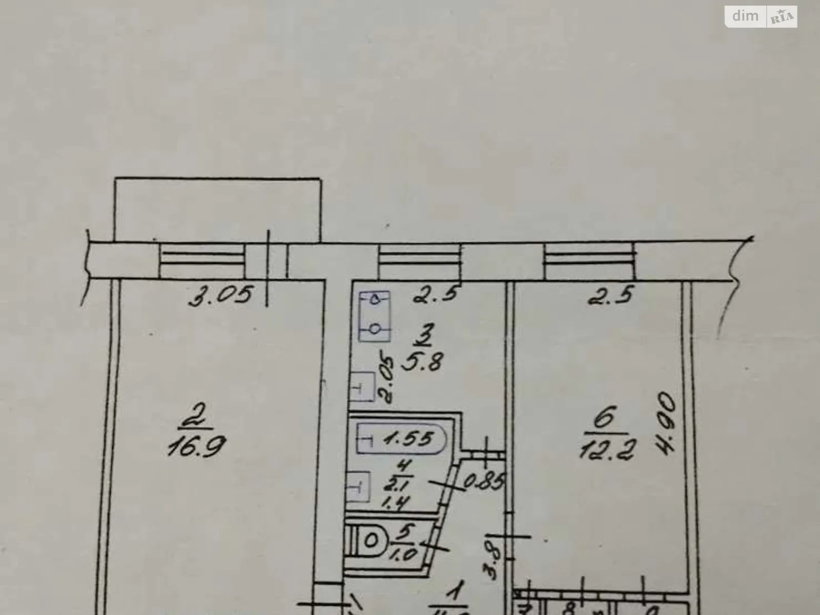 Продается 2-комнатная квартира 44 кв. м в Харькове, цена: 23000 $