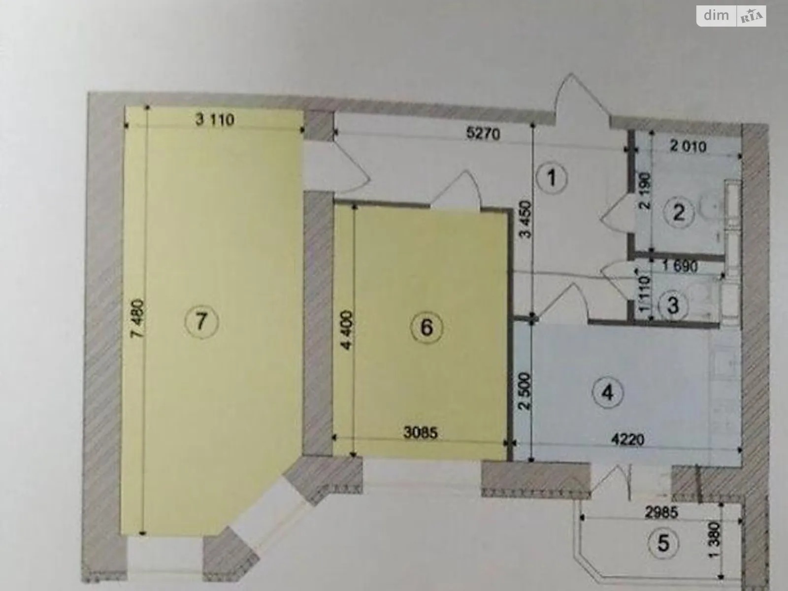 Продается 2-комнатная квартира 64 кв. м в Киеве, бул. Академика Вернадского, 24