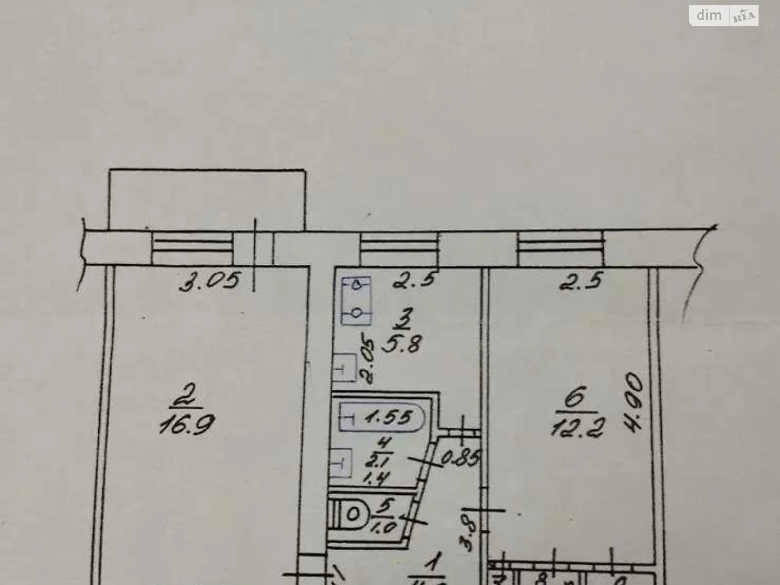 Продається 2-кімнатна квартира 44 кв. м у Харкові, цена: 23000 $