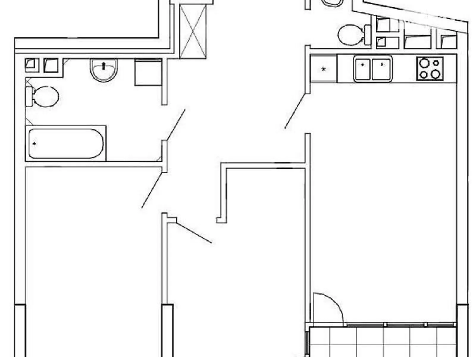 Продается 2-комнатная квартира 78 кв. м в Киеве, наб. Днепровская, 15