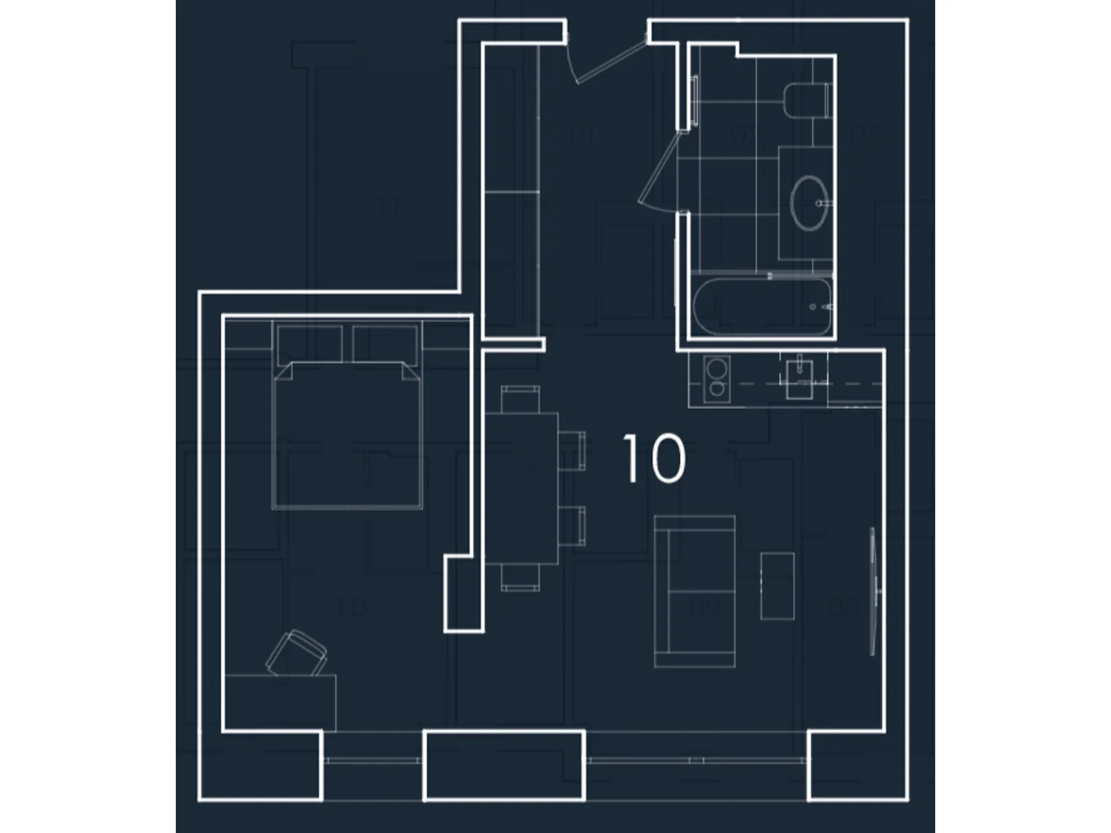 Продается 1-комнатная квартира 41.04 кв. м в Львове, цена: 116964 $