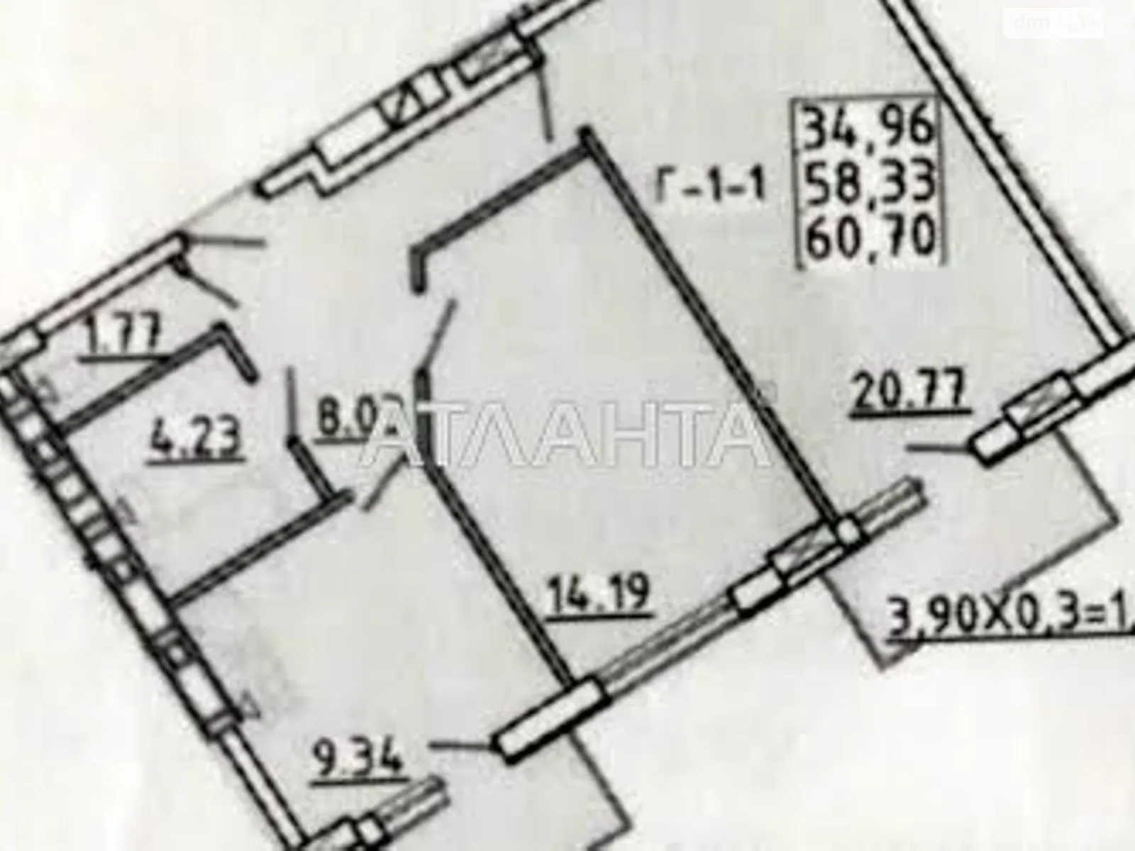 Продается помещения свободного назначения 61 кв. м в 12-этажном здании - фото 2