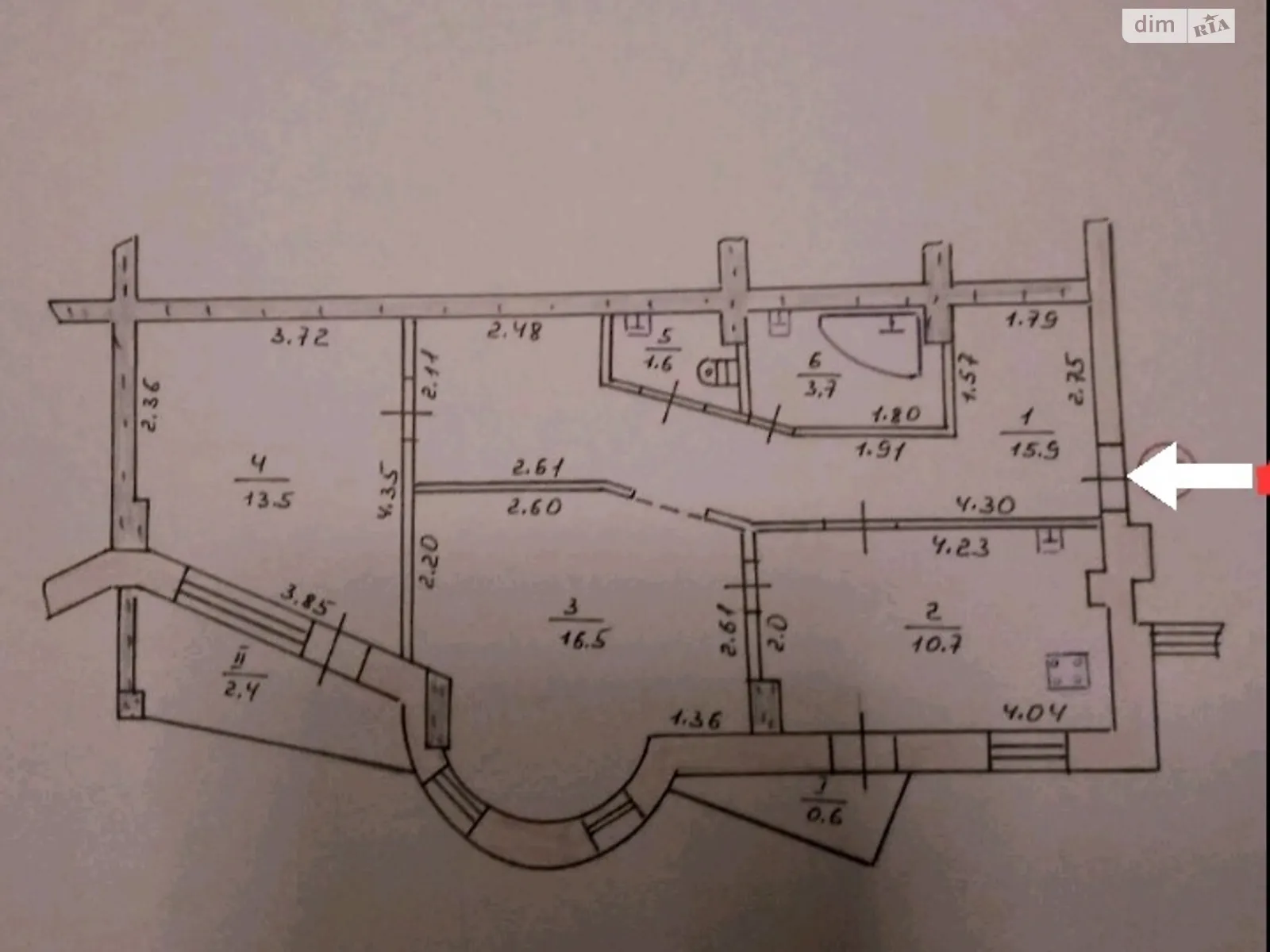 2-комнатная квартира 65 кв. м в Тернополе, цена: 54000 $ - фото 1