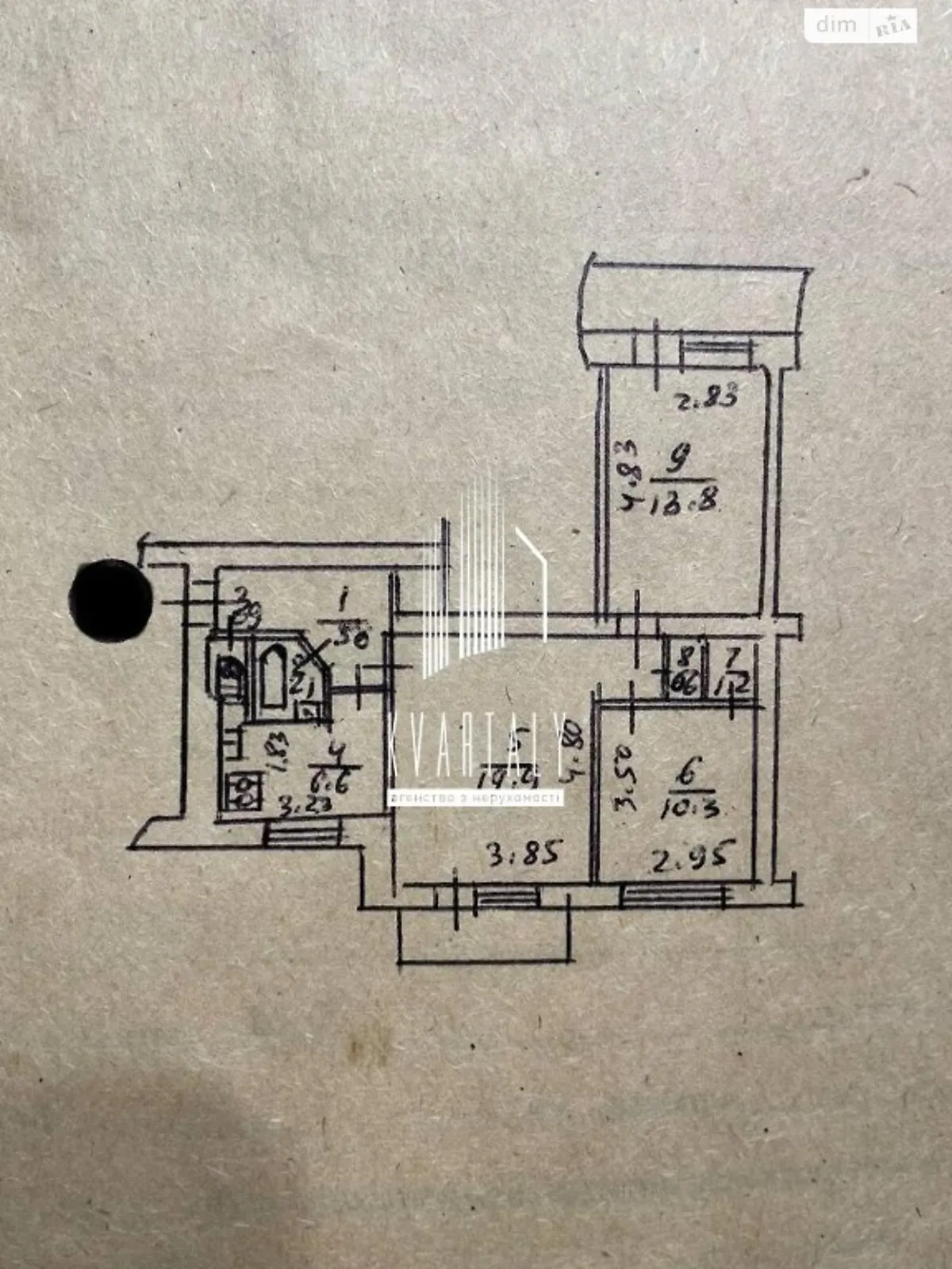 Продается 3-комнатная квартира 61 кв. м в Киеве, ул. Большая Васильковская, 136 - фото 1