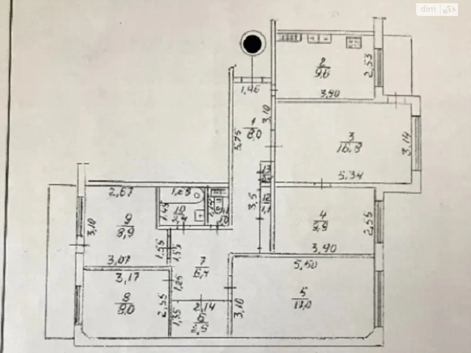 Продается 5-комнатная квартира 95.8 кв. м в Одессе, ул. Академика Королева - фото 1