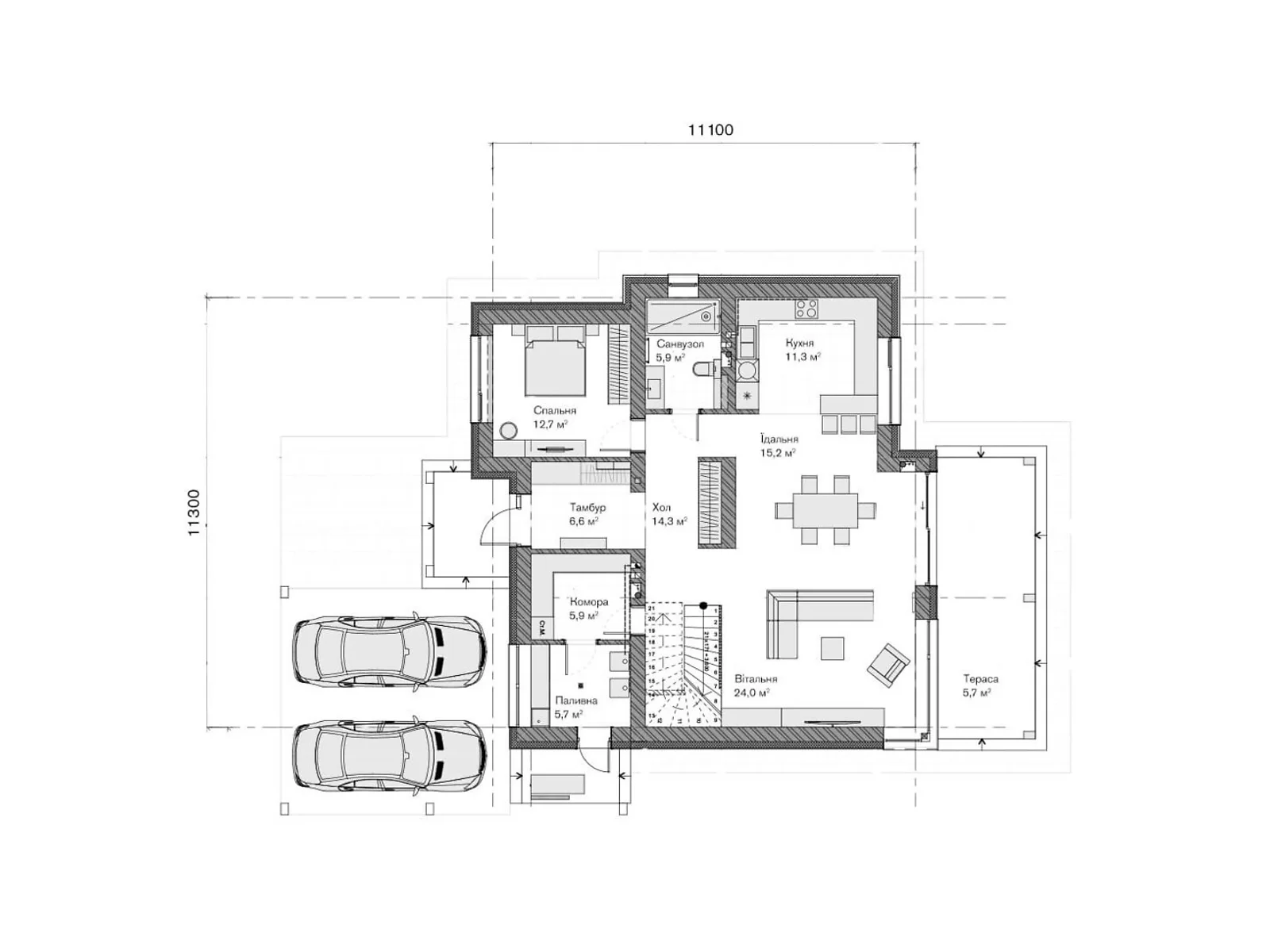 Продається будинок 2 поверховий 200 кв. м з каміном, цена: 360000 $