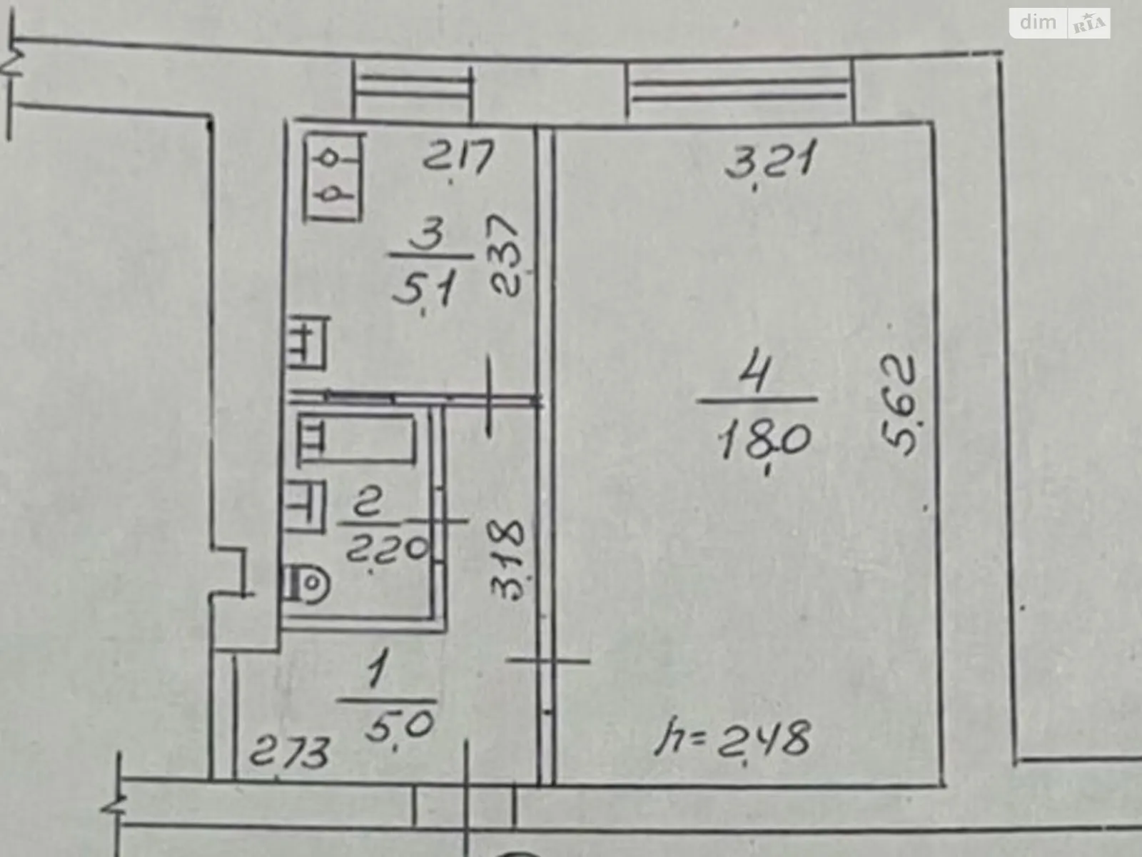 Продається 1-кімнатна квартира 30 кв. м у Сумах, вул. Хворостянка(Праці), 30 - фото 1