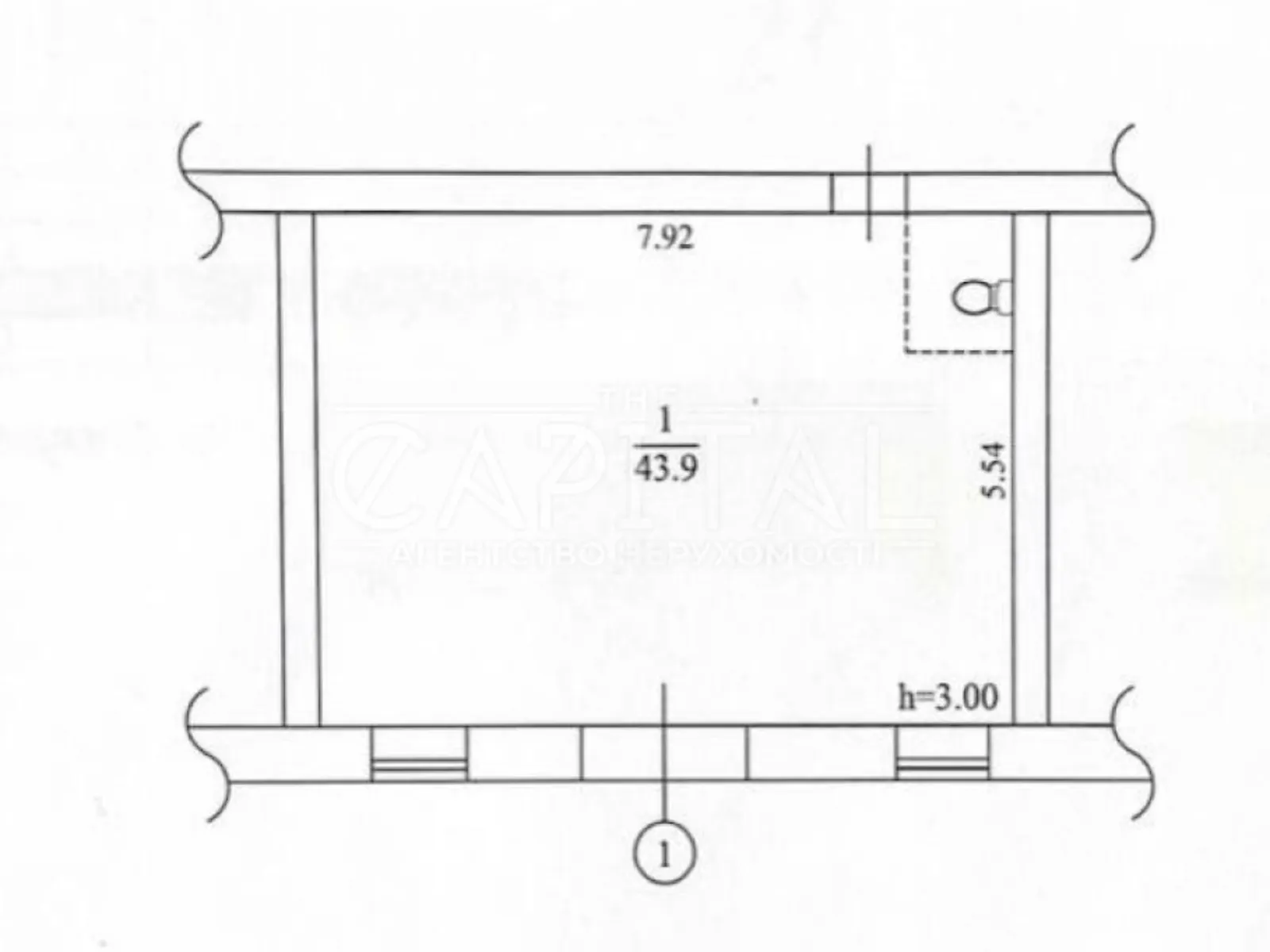 Продается офис 44 кв. м в бизнес-центре, цена: 180000 $ - фото 1