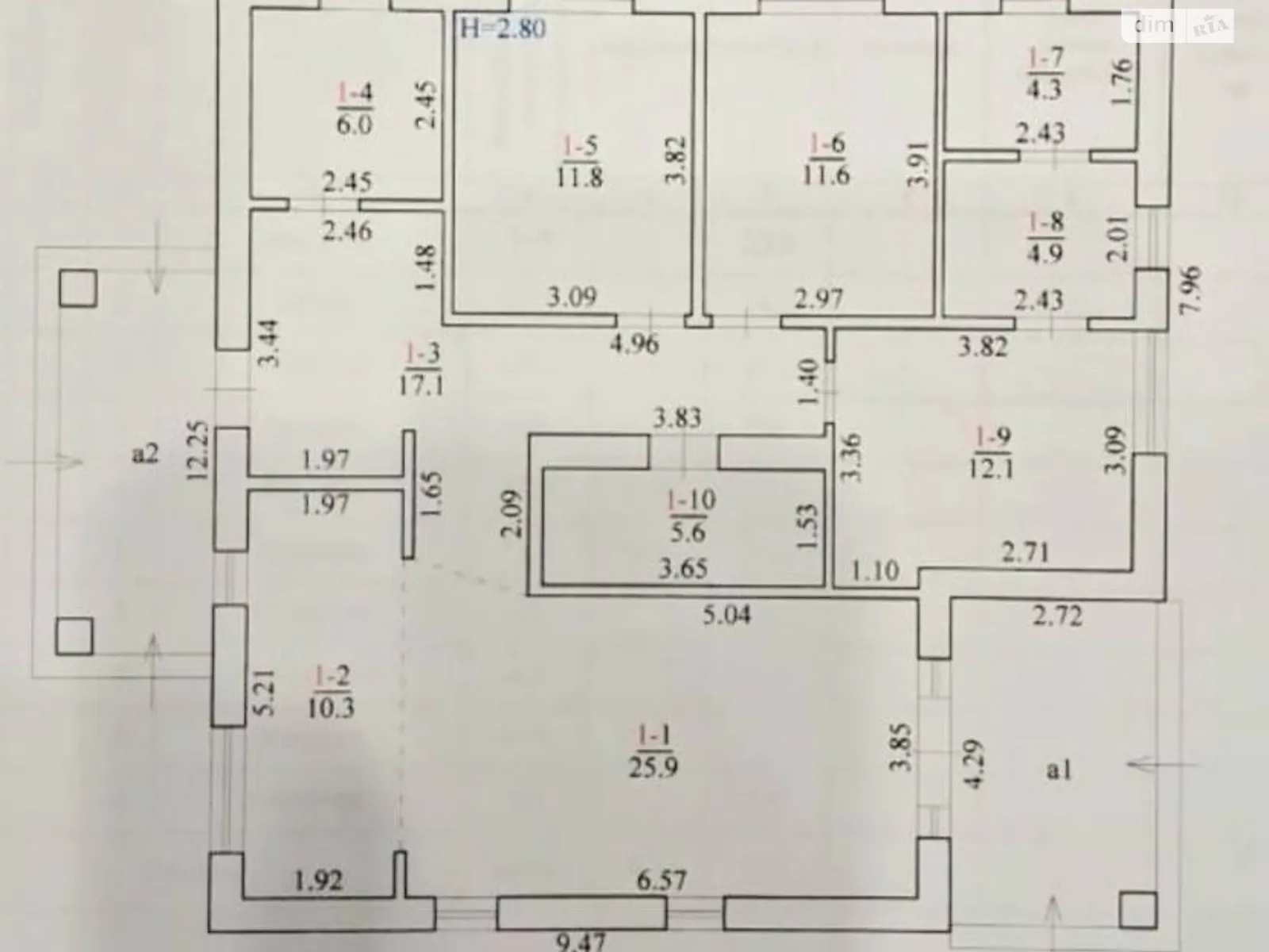 Продається одноповерховий будинок 110 кв. м с басейном, цена: 125000 $