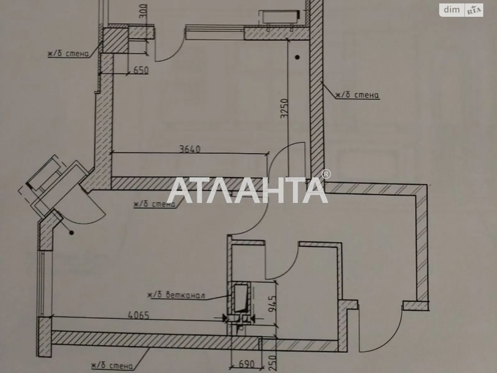 Продается 1-комнатная квартира 40.15 кв. м в Одессе, ул. Генуэзская