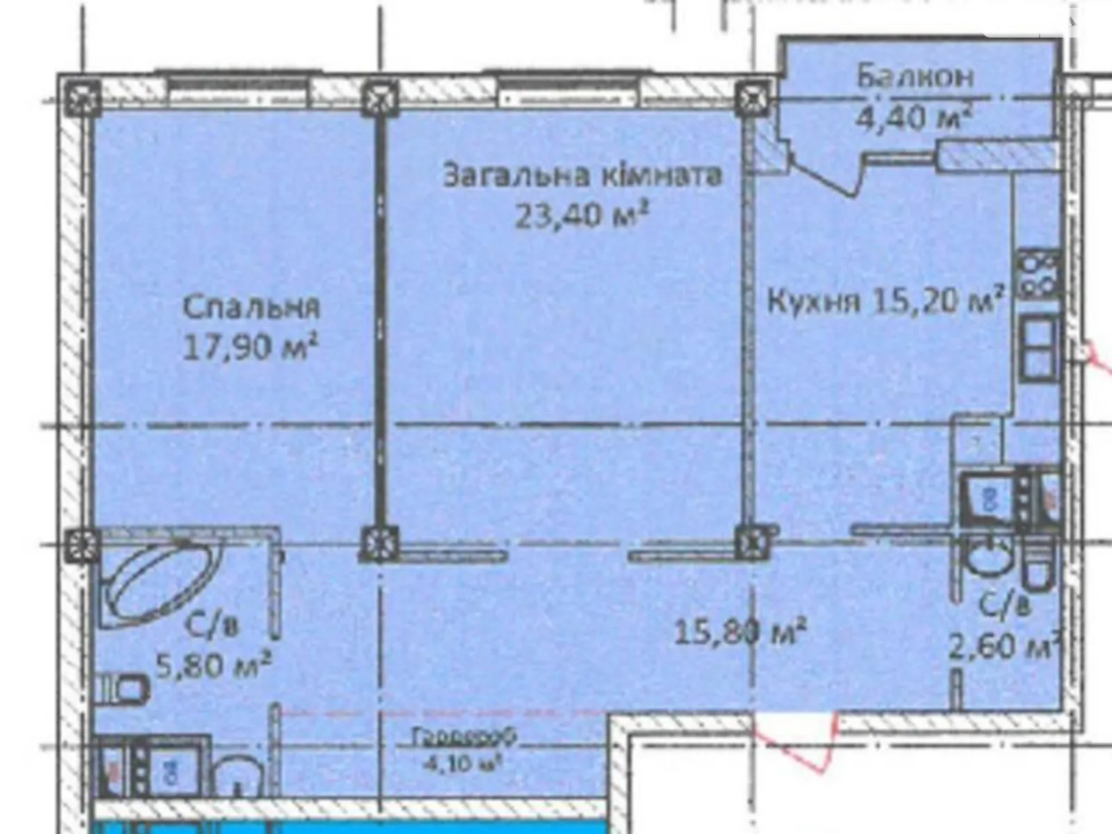 Продается 2-комнатная квартира 84 кв. м в Одессе, ул. Еврейская - фото 1