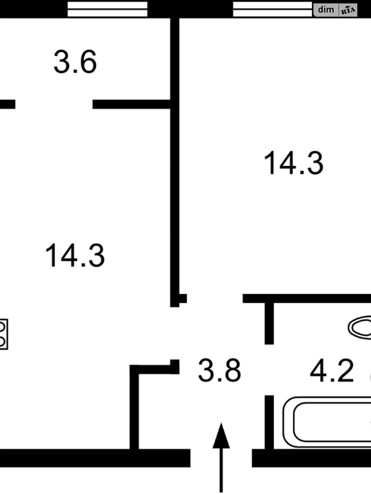 Продается 1-комнатная квартира 41 кв. м в Киеве, ул. Михаила Максимовича, 28Е