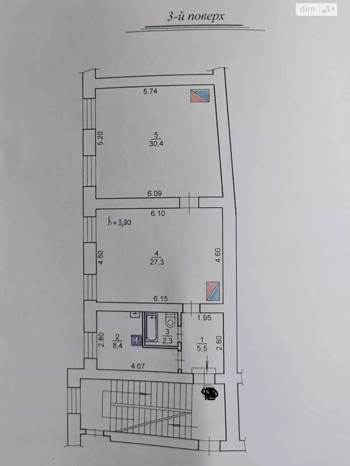 Продается 2-комнатная квартира 73.9 кв. м в Львове, цена: 135000 $