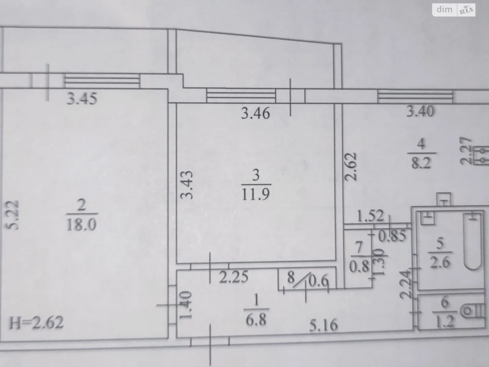 Продается 2-комнатная квартира 56.5 кв. м в Харькове, ул. Гвардейцев-Широнинцев, 24