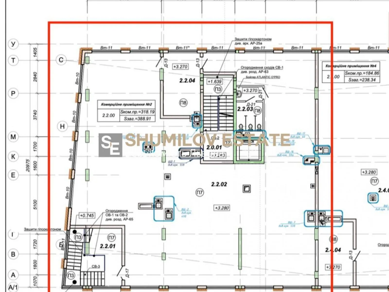 Здається в оренду офіс 388 кв. м в бізнес-центрі, цена: 2700 $