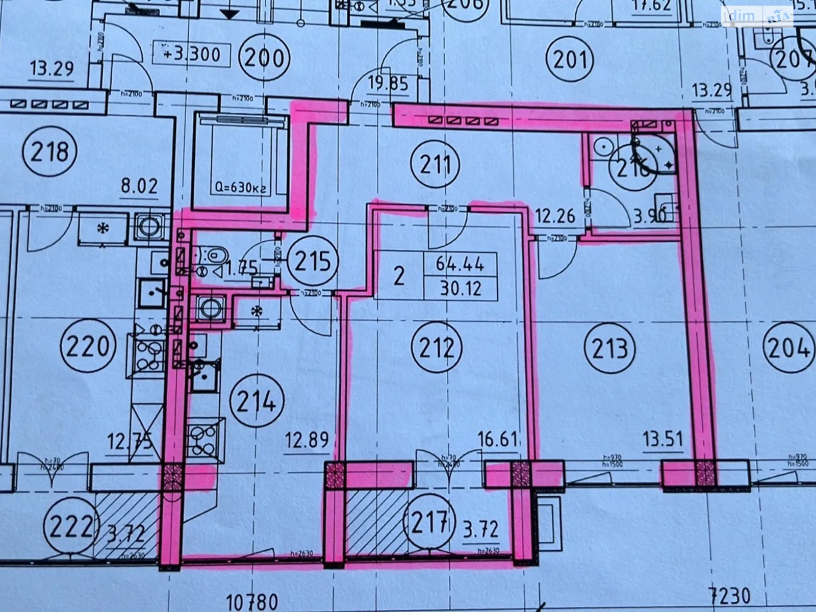 Продається 2-кімнатна квартира 66 кв. м у Чернівцях, цена: 67500 €