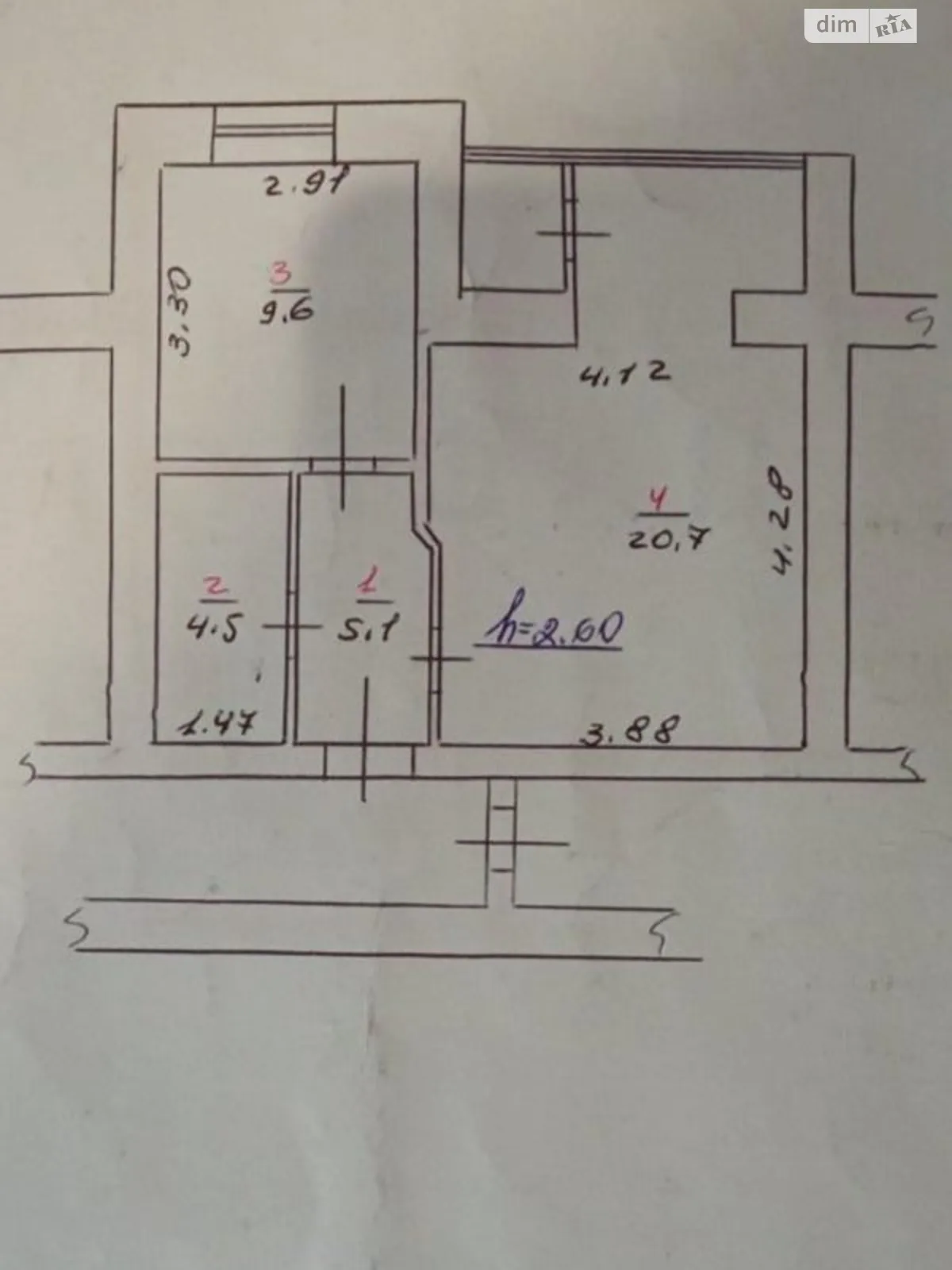 Продается 1-комнатная квартира 40 кв. м в Хмельницком, ул. Мазура Николая - фото 1