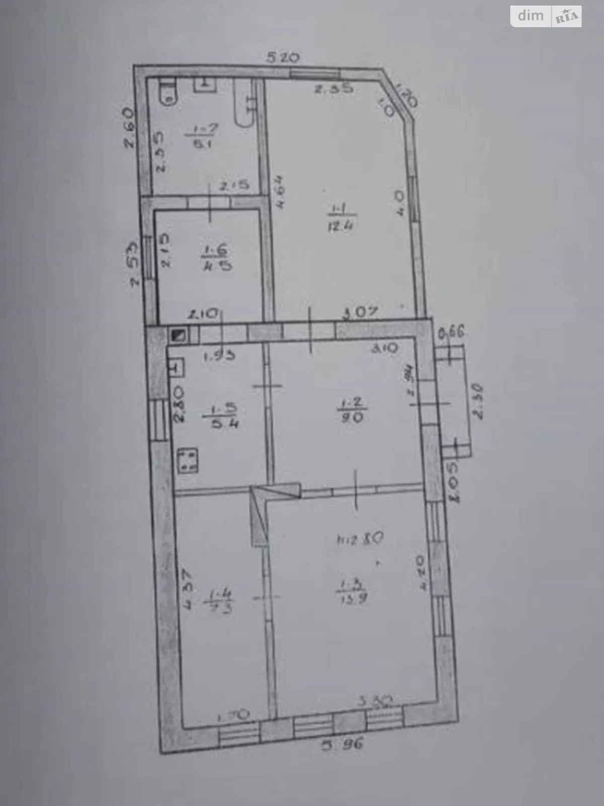 Продается одноэтажный дом 57 кв. м с баней/сауной, цена: 49000 $