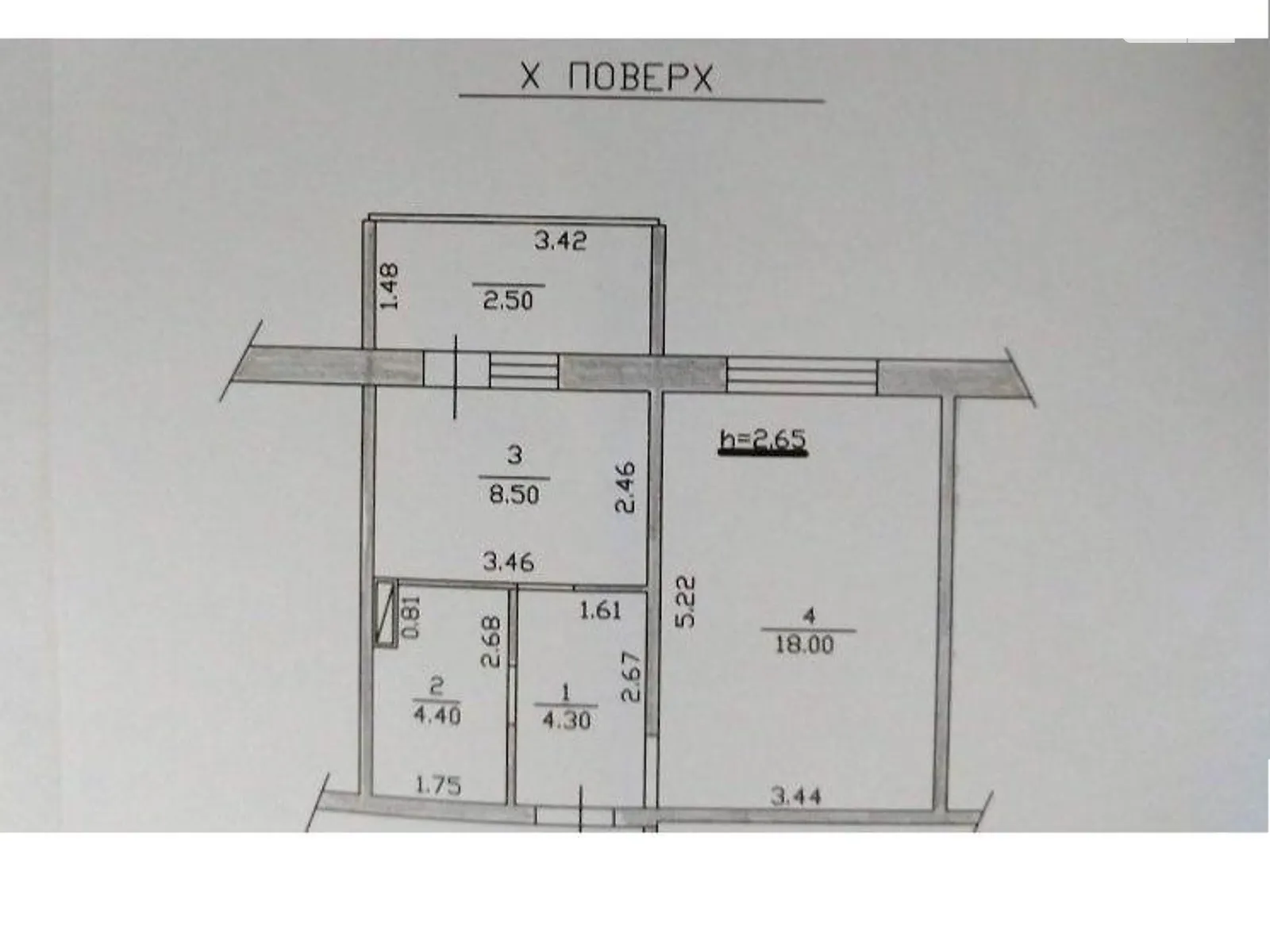 Продается 1-комнатная квартира 41 кв. м в Харькове, ул. Лопанская, 35