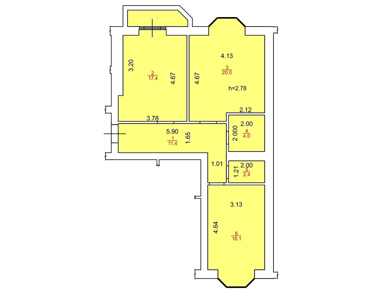 Продается 2-комнатная квартира 71 кв. м в Ирпене, ул. Лысенко(Надсонова), 10