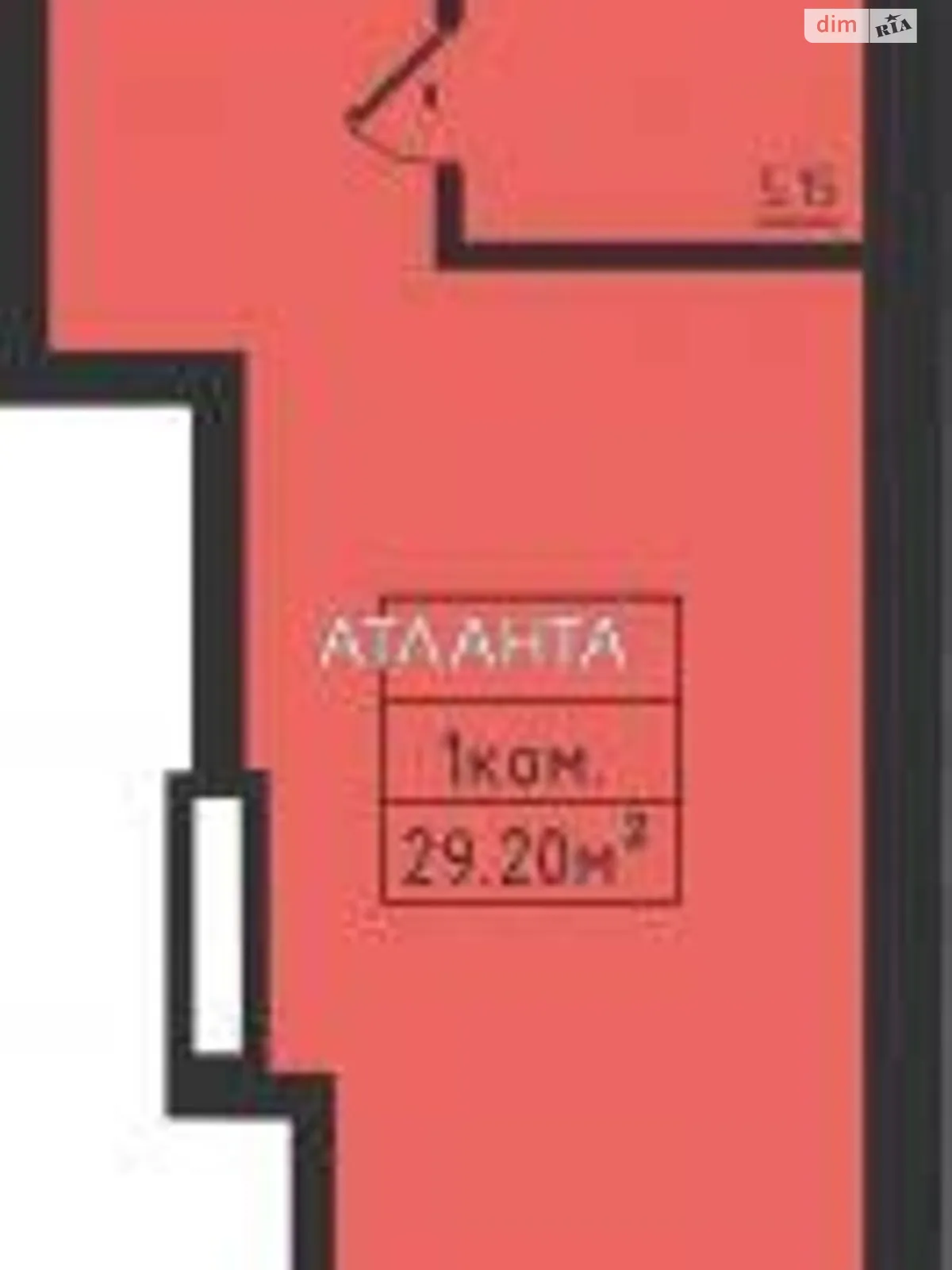 Продається 1-кімнатна квартира 29.2 кв. м у Одесі, вул. Дача Ковалевського