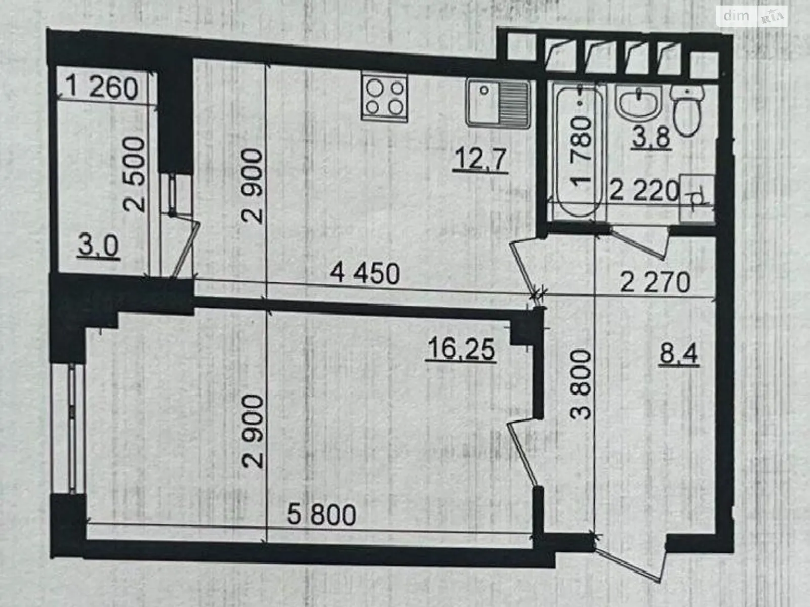 Продається 1-кімнатна квартира 42 кв. м у Харкові, цена: 30000 $