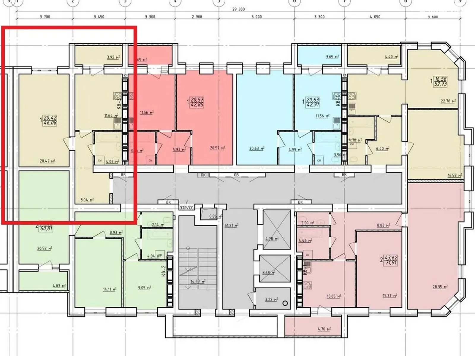 Продается 1-комнатная квартира 46 кв. м в Харькове, ул. Заливная, 10 - фото 1