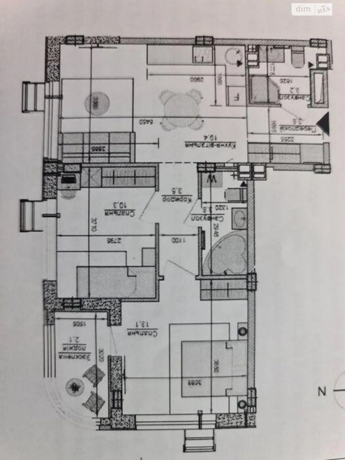 Продается 2-комнатная квартира 60 кв. м в Киеве, ул. Братьев Шеметов, 19 - фото 1