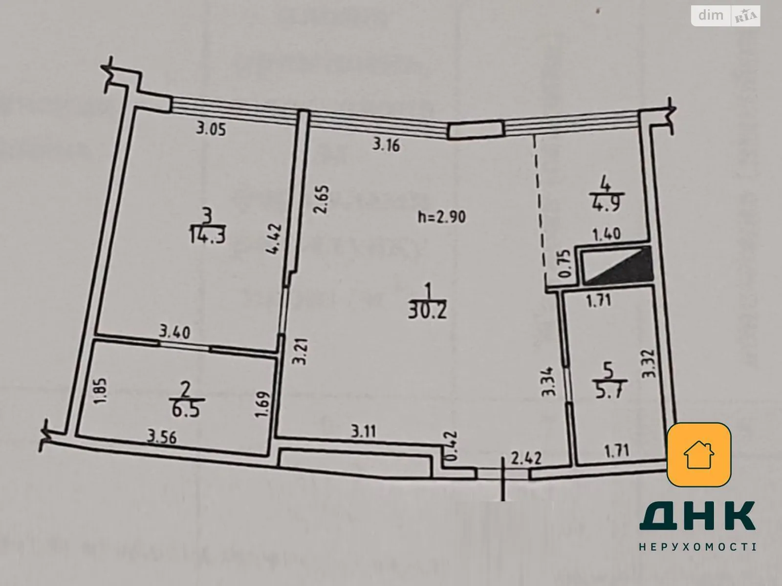 Продается 2-комнатная квартира 62 кв. м в Одессе, ул. Каманина, 16А-2