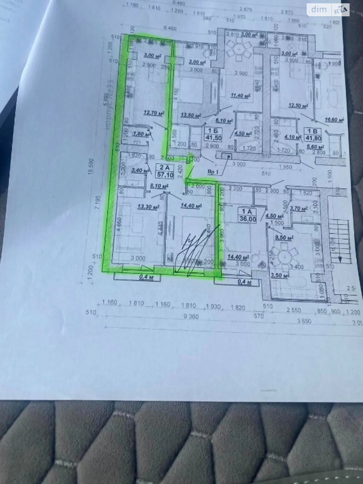 Продается 2-комнатная квартира 57.1 кв. м в Ивано-Франковске, цена: 38250 $