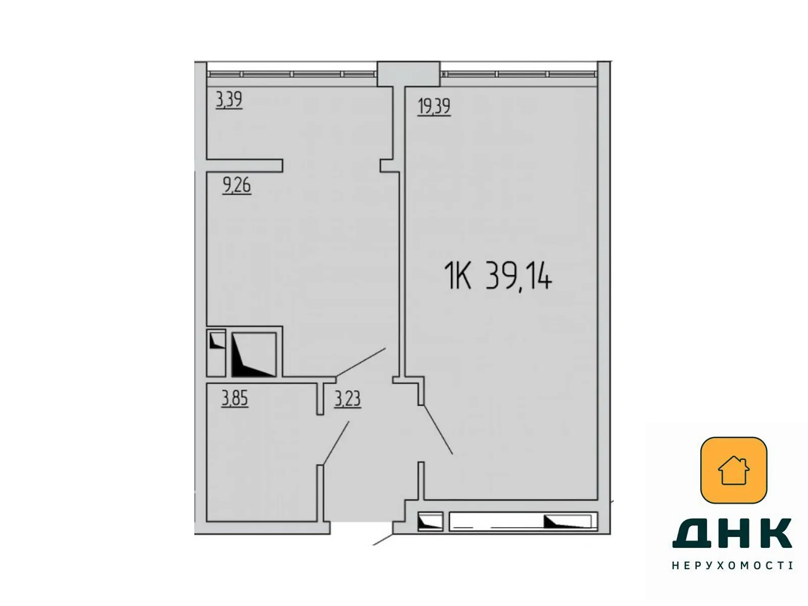 Продається 1-кімнатна квартира 39 кв. м у Одесі, вул. Каманіна, 16А-2