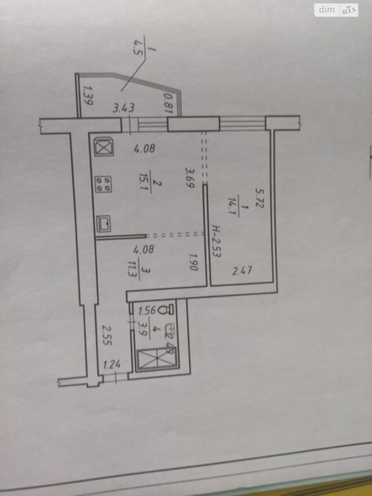 Продається 1-кімнатна квартира 50 кв. м у Сумах, цена: 50000 $ - фото 1