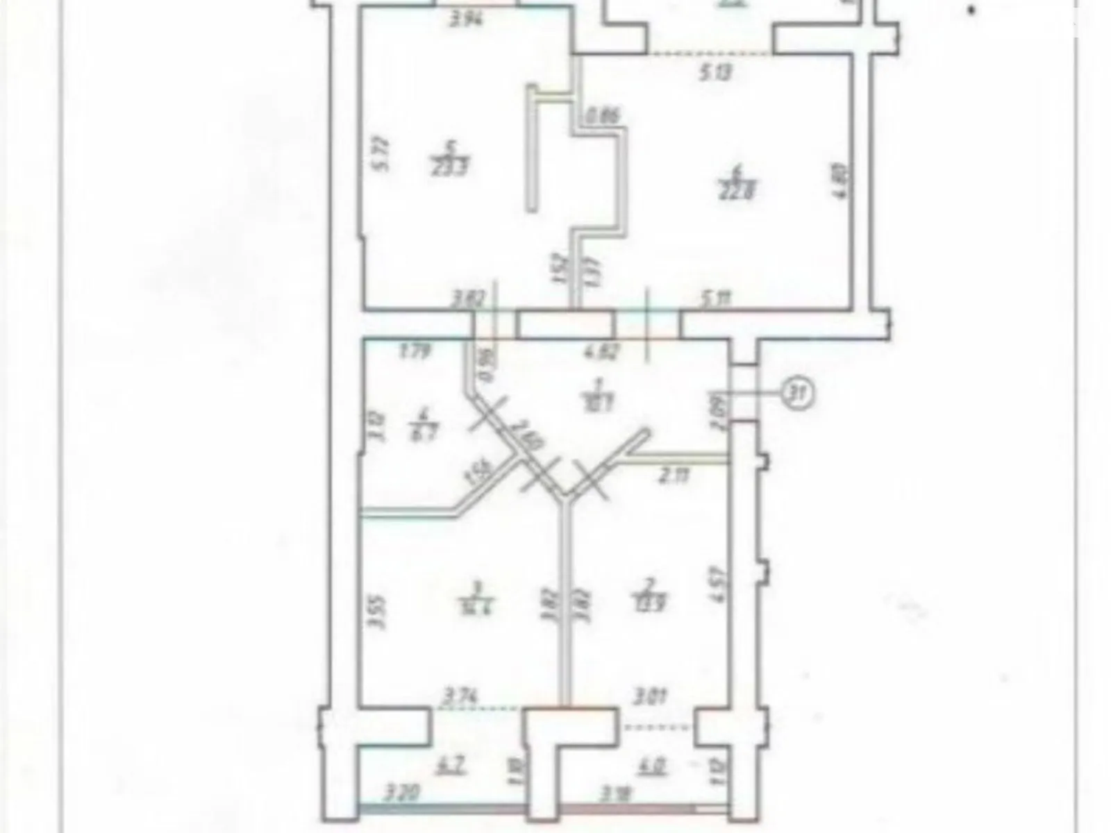 Продається 3-кімнатна квартира 92 кв. м у Івано-Франківську, вул. Яблунева