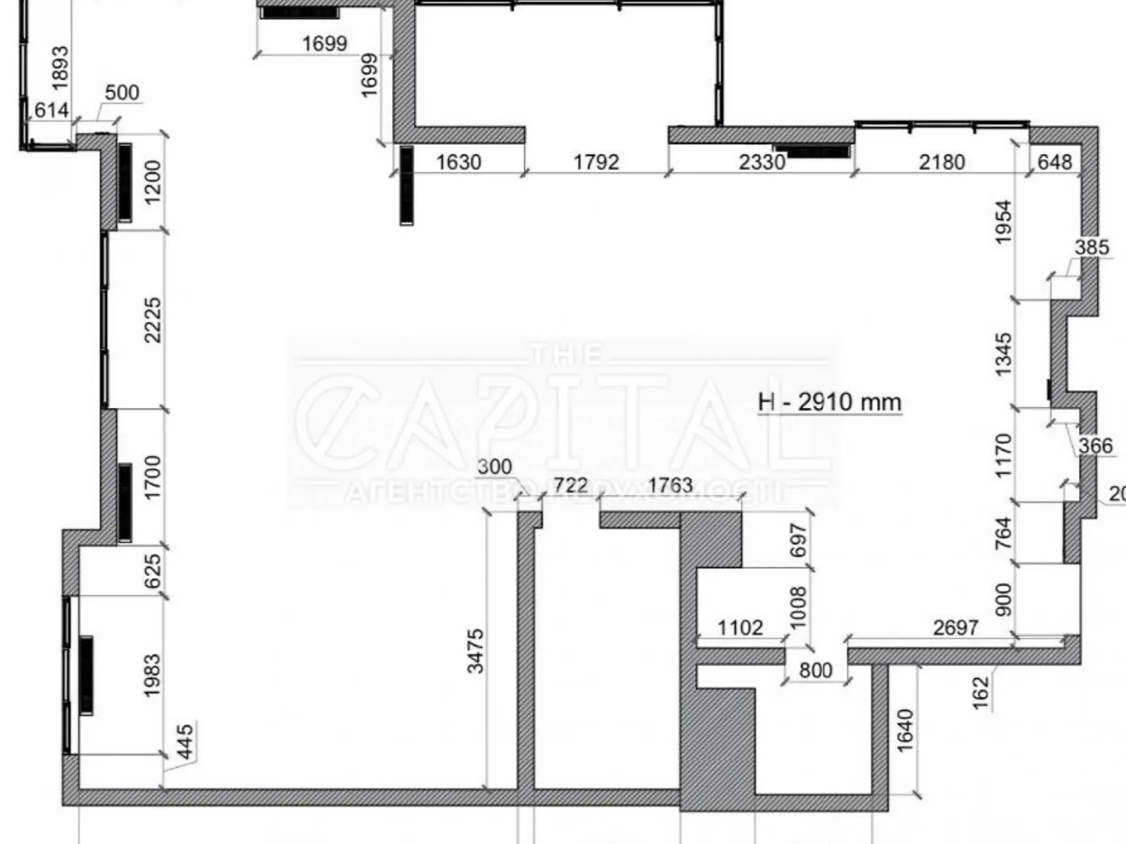 Продается помещения свободного назначения 108 кв. м в 18-этажном здании, цена: 380000 $ - фото 1