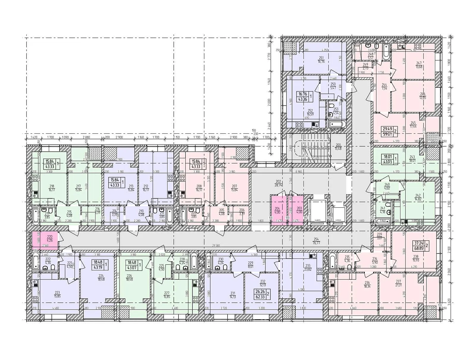 Продается 2-комнатная квартира 42 кв. м в Хмельницком, цена: 25200 $