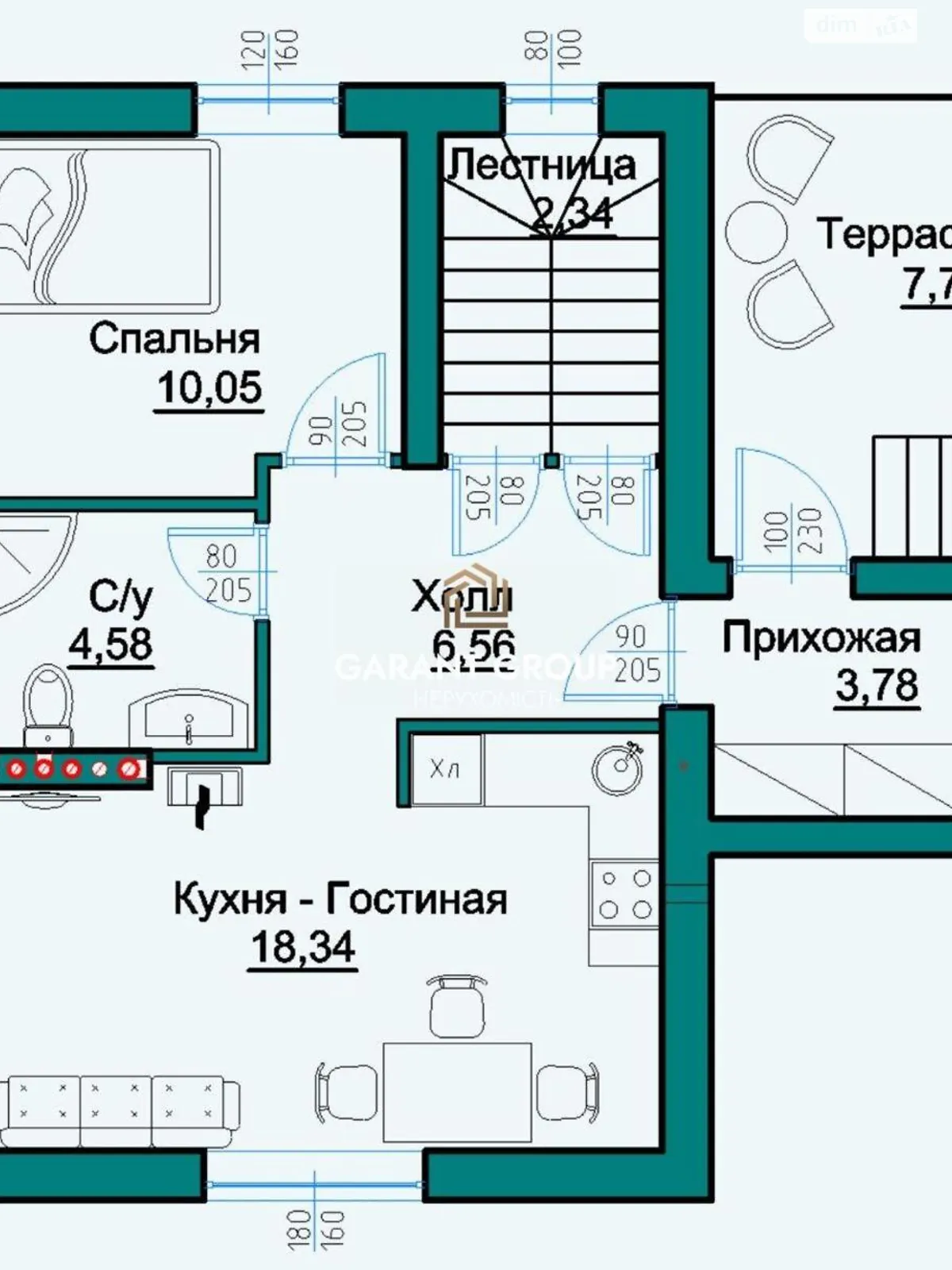 Продається будинок 2 поверховий 130 кв. м з терасою - фото 2