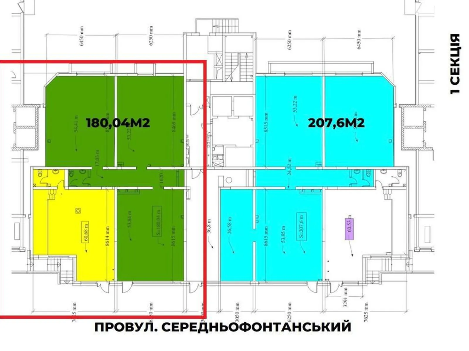 Продається приміщення вільного призначення 180.04 кв. м в 24-поверховій будівлі, цена: 234052 $ - фото 1