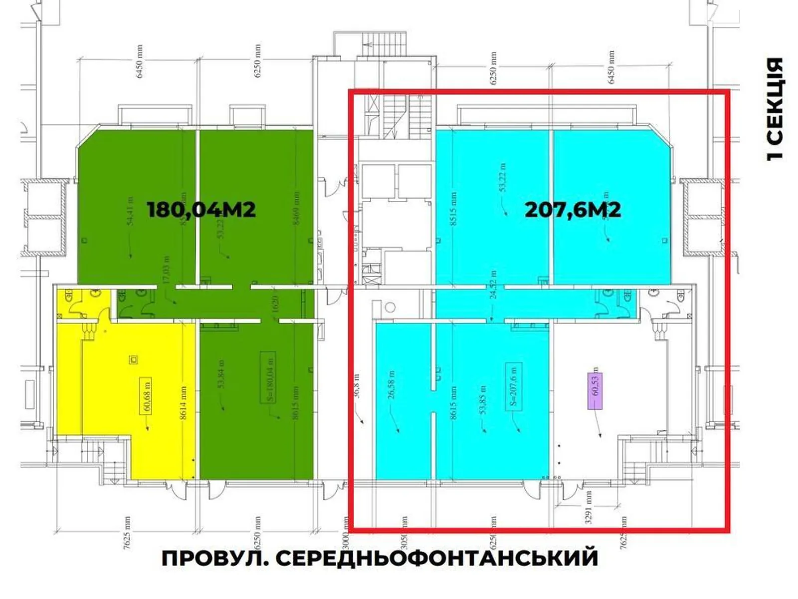 Продается помещения свободного назначения 207.6 кв. м в 24-этажном здании, цена: 269880 $ - фото 1