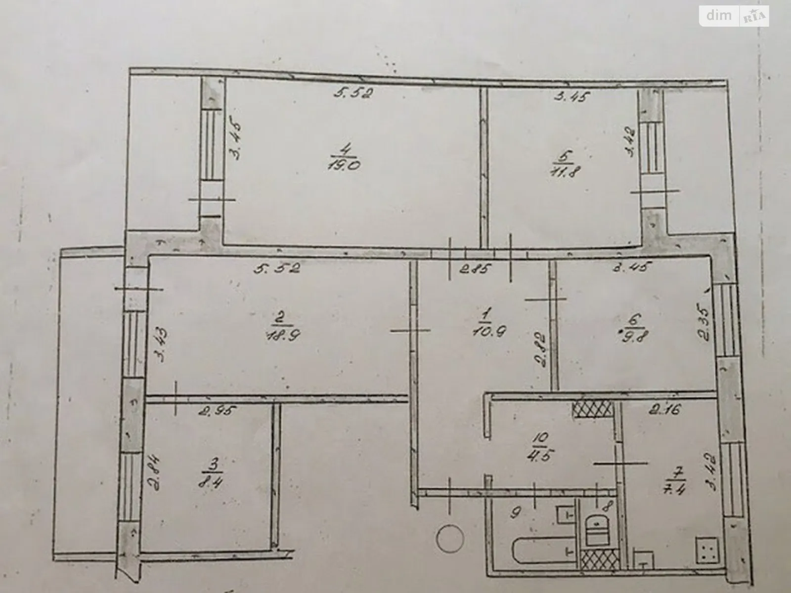 Продается 5-комнатная квартира 103.1 кв. м в Каменском, цена: 25000 $