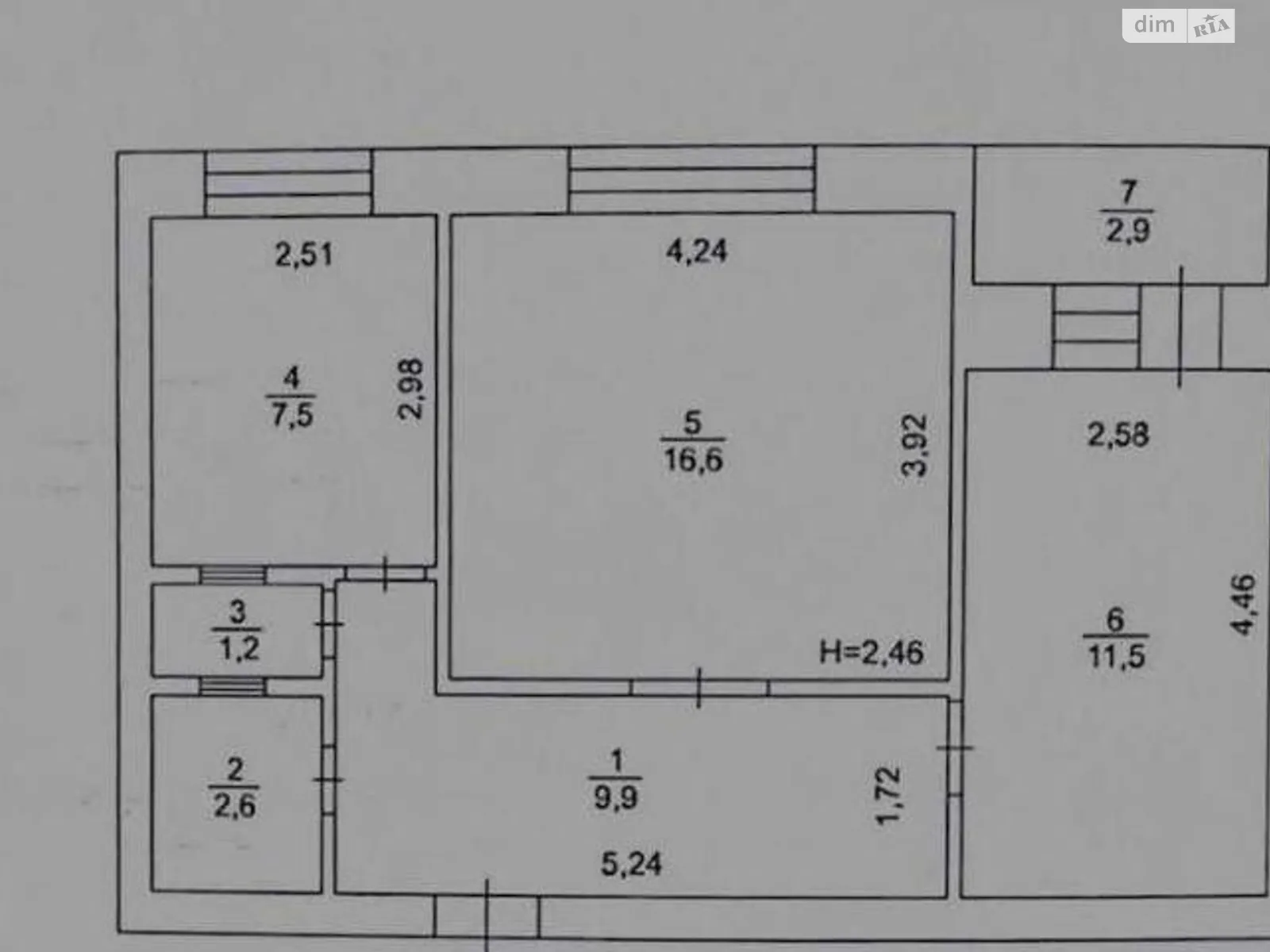 Продается 2-комнатная квартира 52 кв. м в Киеве, ул. Преображенская, 26