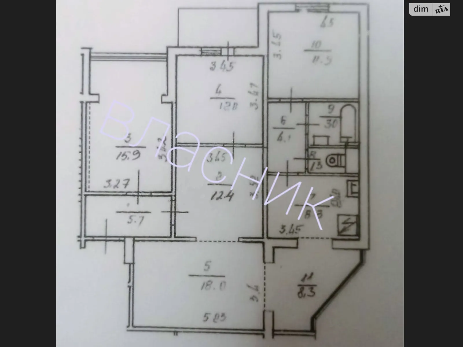 Продається 4-кімнатна квартира 102.4 кв. м у Києві, вул. Ореста Васкула(Феодори Пушиної), 8