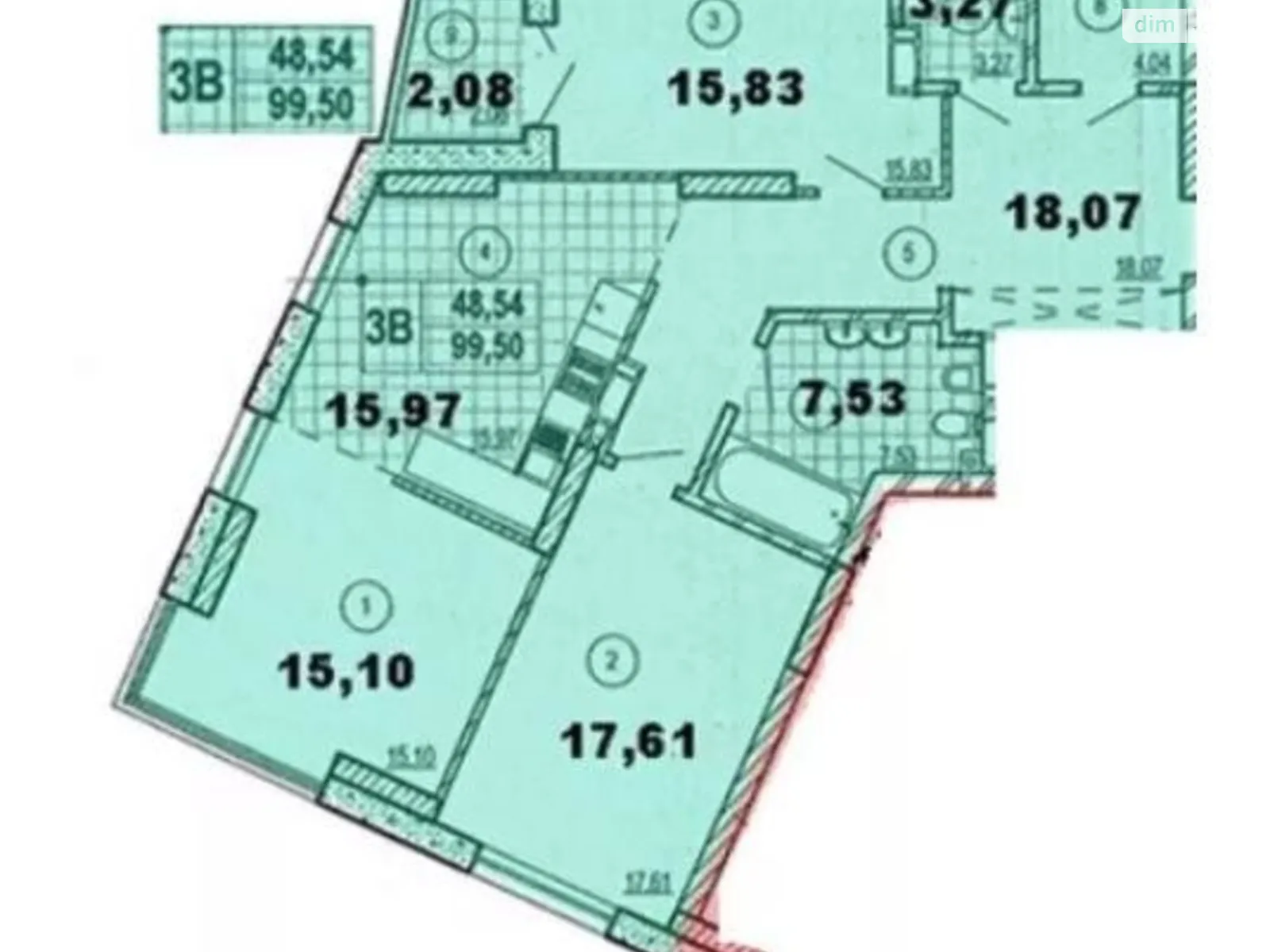 Продается 3-комнатная квартира 101 кв. м в Киеве, ул. Евгения Маланюка(Сагайдака), 28