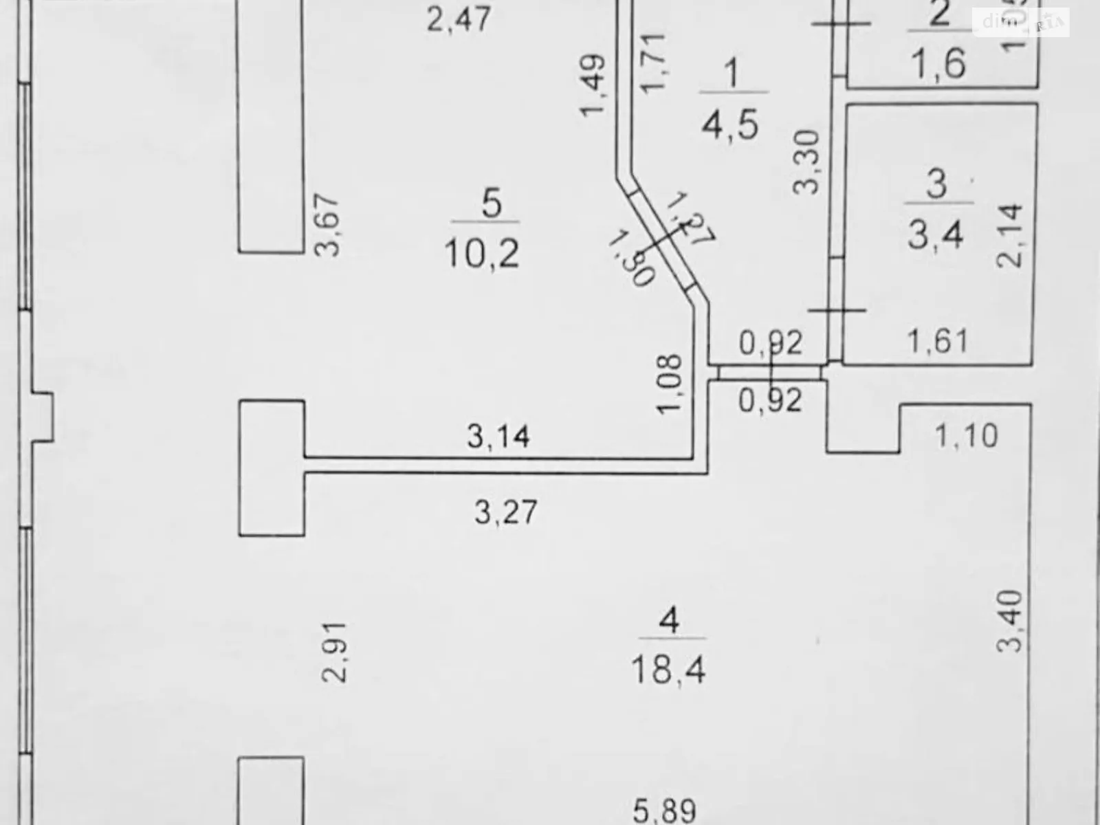 Продается 2-комнатная квартира 46.7 кв. м в Ирпене, ул. Лесная, 2П