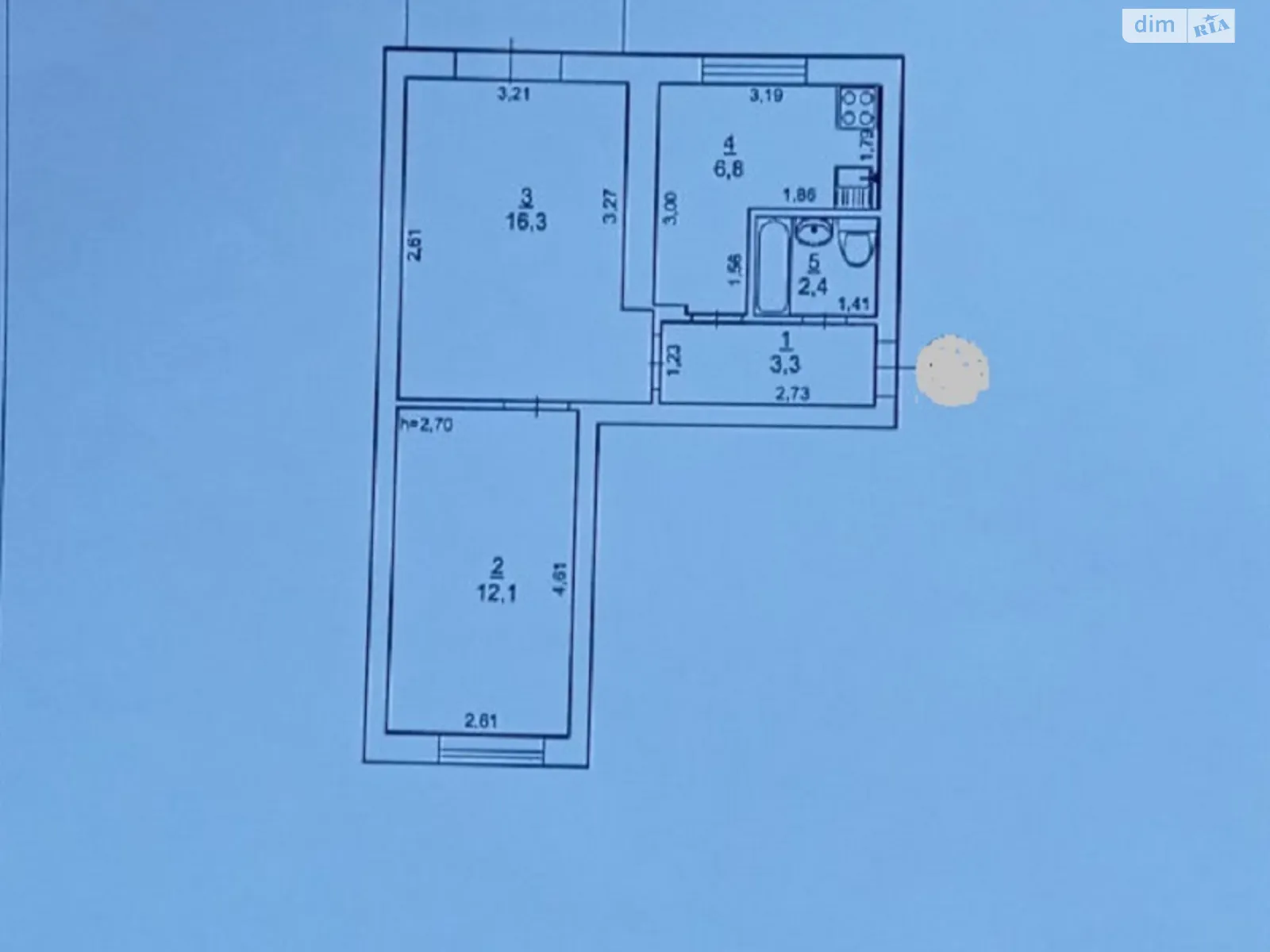 Продается 2-комнатная квартира 42 кв. м в Киеве, ул. Алексеевская, 10/12